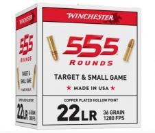 WINCHESTER 22LR 36GR PHP 555RDS - 22LR555HP WINCHESTER 22LR 36GR PHP 555RDS - 22LR555HP
