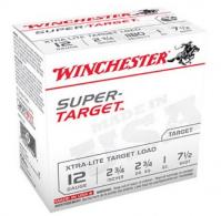 Winchester Ammo TRGTL127 Super-Target Xtra-Lite 12 Gauge 2.75" 1 oz 1180 fps 7.5 Shot 25 Bx/10 Cs - TRGTL127