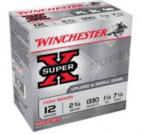 Winchester Ammo X127 Super X Game Load High Brass 12 Gauge 2.75" 1 1/4 oz 1330 fps 7.5 Shot 25 Bx/10 Cs - X127