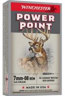 WINCHESTER 7MM-08 REMINGTON 140Grain Power-Point - X708 WINCHESTER 7MM-08 REMINGTON 140Grain Power-Point - X708