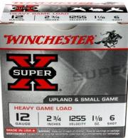 WINCHESTER 12 GA 12 GA 2-3/4" #6 SUPER-X UPLAND HEAVY GAME 1-1/8 OZ - XU12H6