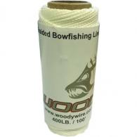 Woody Wire Bowfishing Braided Line 400 lb 100 ft. - WW400-100