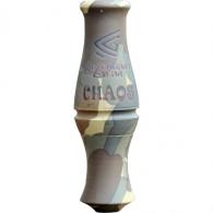 Legendary Chaos Duck Call Molded Double Reed Brown - C-Woodland