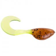 Strike King Mr Crappie Shadpole Curlytail Pumpkinseed Chartreuse - MRCSPCT-48