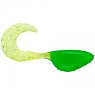Strike King Mr Crappie Shadpole Curlytail Electric Lime - MRCSPCT-192