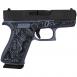 Glock 43X 9mm 10rd 3.41" Subcompact "Crushed Orchid Elephant" Engraved - UX4350201ELECO