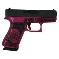 GLOCK 43X Gen5 9mm 10rd 3.41" "Sugar Skull Pink Medusa" USA Made - UX4350201SKP