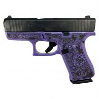 Glock 43x 9mm Mandala w/ Purple Pearl 10+1 3.41" - UX4350201MDLPP
