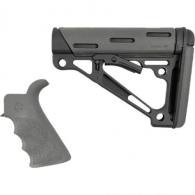 Hogue OverMolded AR-15 Kit Gray w/ Grip and Buttstock - 15556