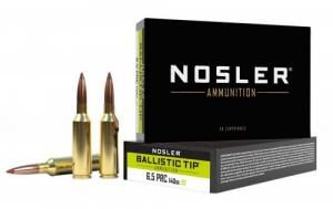 Nosler Ballistic Tip Spitzer Boat-Tail 6.5 PRC Ammo 140 gr. 20 Rounds Box - 43457