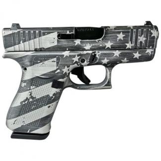 Glock 43X "Distressed Flag Gray" 9mm Semi-Auto Pistol