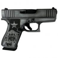 Glock 43X "Texas Sliver" 9mm Semi-Auto Pistol - UX4350201TXS