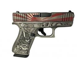 GLOCK 43X FS 9MM PISTOL Rising Sun Bushido Battle Worn