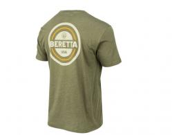 Beretta USA 2.0 Short Sleeve T-Shirt Heather Mil Green XLarge - TS226T189007AUXL