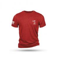 Nine Line Remember Everyone Deployed Short Sleeve Shirt Red Small