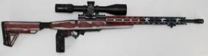 Howa-Legacy M1500 Mini Chassis .223 Rem 20" barrel, USA Flag Cerakote with 4-16x50 Scope, 10 rounds - HCRA70220USAMDT