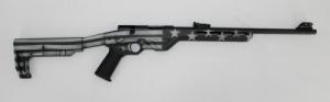 Citadel Trakr .22LR, Bolt Action, 18" barrel, US Flag Grayscale, 5 rounds - CIT22LRBLTUSG Citadel Trakr .22LR, Bolt Action, 18" barrel, US Flag Grayscale, 5 rounds - CIT22LRBLTUSG