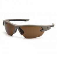 Pyramex Safety Semtex 2.0 Tan Frame Bronze Anti-Fog Lens - VGST1418T