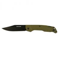 Ontario Knife Company Camp Plus EDC Forest-Trap Clam - 4315GRN TC