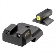 Night Fision Night Sight Set for 1911 Yellow Black Rings - 1911-325-003-YG