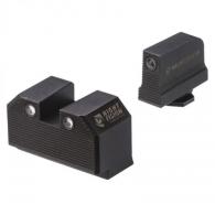 Night Fision Stealth Low Night Sight Set For Glock 17 19 34 Black - GLK-001-330-353