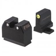 Night Fision Stealth Night Sight Set Sig P320 w DPP Ylw Black - SIG-180-455-440