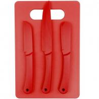 Ontario Chromatics 4 Pc Cutlery Set Red - 3600R