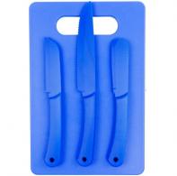 Ontario Chromatics 4 Pc Cutlery Set Blue - 3600B