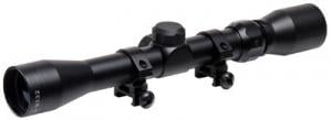 TruGlo Compact 4x 32mm Duplex Reticle Matte Black Rifle Scope