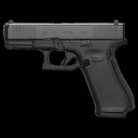 Glock Gen 5  9mm, 4.0" Barrel, Glock Night Sights, 3x17rd Mags, Front Serrations, 5 lb Trigger - 45