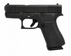 Glock  9mm, 3.6" Barrel, Fixed Sights, 2x10rd Mags, 5 lb Trigger, Black - 43X