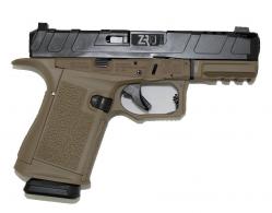 ZRO Delta The One Complete Modular Pistol OR 9mm 4" 15+1 Black/FDE - 7550-0021-9990 ZRO Delta The One Complete Modular Pistol OR 9mm 4" 15+1 Black/FDE - 7550-0021-9990