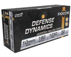 Fiocchi 10 Auto 180GR JHP 50RD BX/500RD CASE Fiocchi 10 Auto 180GR JHP 50RD BX/500RD CASE