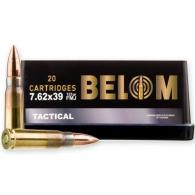 Belom 7.62x39 123gr FMJ Brass 20rd Box