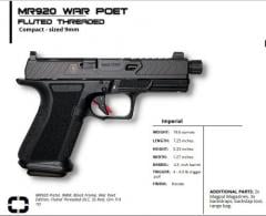 Shadow Systems MR920 Warrior Poet 9mm 15+1 4.5"