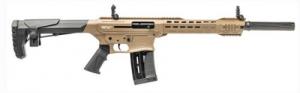 G-Force Arms GF25-MLOK 12ga 18.5" Flat Dark Earth, 5+1 - GF25DFDE