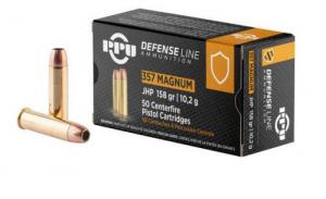 PPU DEF 357 MAG 158GR JHP 50RD BOX - PPD357
