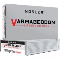 Nosler Varmageddon 204 Ruger 32gr 20rd box - 65115 Nosler Varmageddon 204 Ruger 32gr 20rd box - 65115