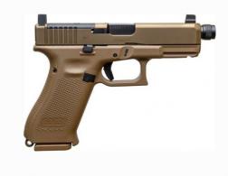 Glock 19x MOS 9mm 4.52" Threaded, Coyote Cerakote Finish 19+1 - PX1950S03MOSTB