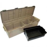 MTM The Mule Mobile Gear Carrier Wheeled Crate w/ Divider Dark Earth - MGC
