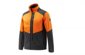 Beretta Butte Softshell Jacket Ebony & Orange Hi Viz Large - GU624T211409OUL