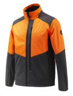 Beretta Mens Butte Ebony/H.V. Orange Softshell Jacket - Medium