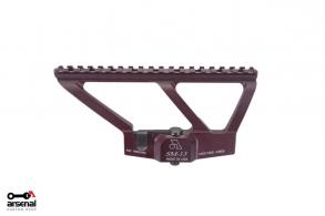 Arsenal Picatinny Scope Mount w/ Plum Hard Anodized for AK Variant Rifles with Side Rail - SM-13PA