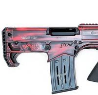 Black Aces Shotgun - Distressed Red | 12 GA | 18.5" Barrel | Barrel Shroud - Pro Series Bullpup Pump