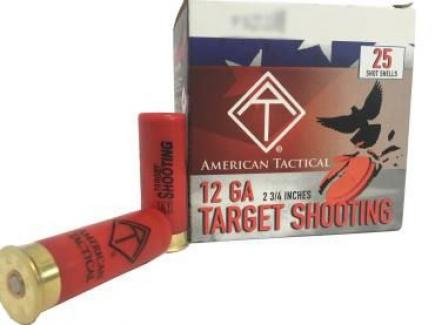 ATI 12 GA Target Load 2.75 inch Shotgun Shells - #8 | 1 oz. | 1180 fps | 1 Case (10 boxes/250rds)