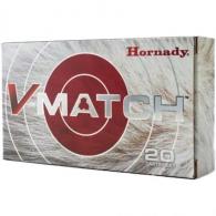 Main product image for Hornady V-Match Rifle Ammo, 6.5 Creedmoor, 100 grain, ELD-VT, 20/box