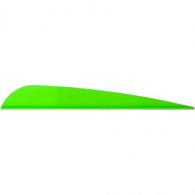 AAE Trad Vanes Bright Green 4 in. 50 pk. - TRAD40BG50