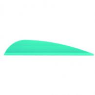 AAE Trad Vanes Teal 3 in. 50 pk. - TRAD26TL50