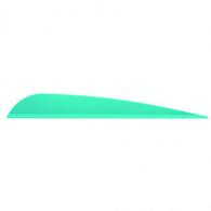 AAE Trad Vanes Teal 4 in. 50 pk. - TRAD40TL50