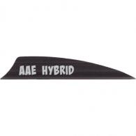 AAE Hybrid 2.0 Shield Cut Vanes Black 50 pk. - HY20BK50